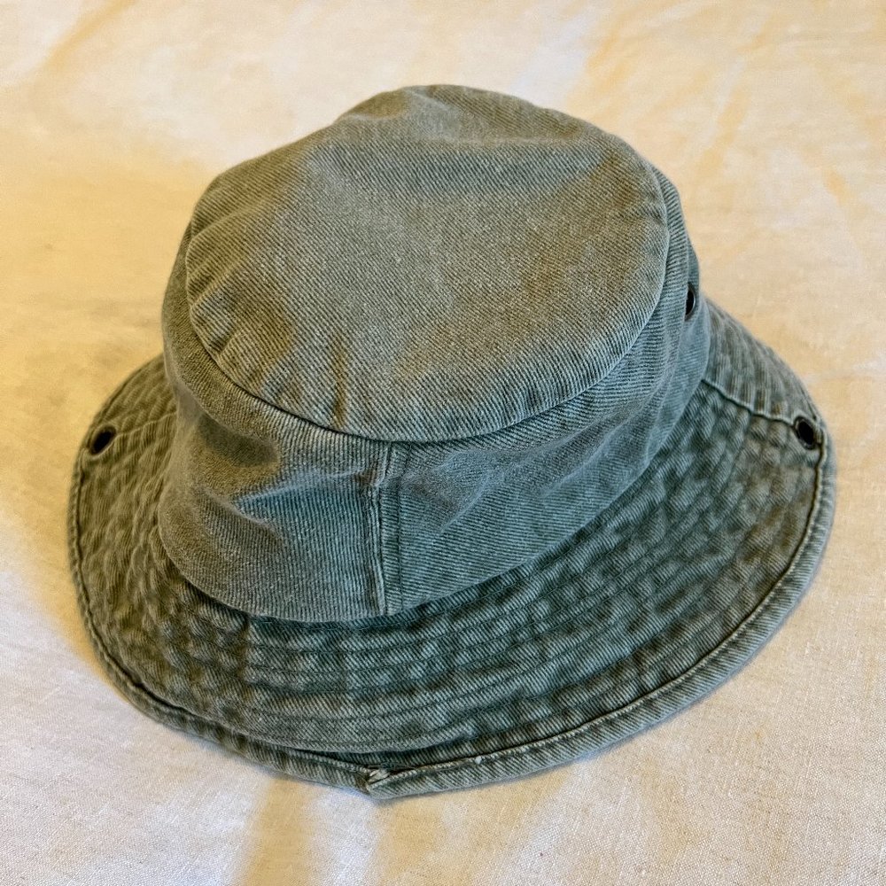 Washed Out Green Bucket Hat Size OS